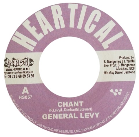 7" General Levy/BDF & Sly Dunbar - Chant/Melodica Knowledge [NM]