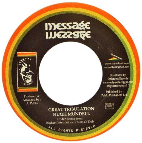 7" Hugh Mundell - Great Tribulation/D. Park Style [NM]