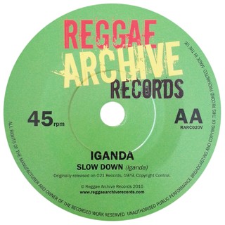 7" Iganda - Mark Of Slavery/Slow Down [NM] - comprar online