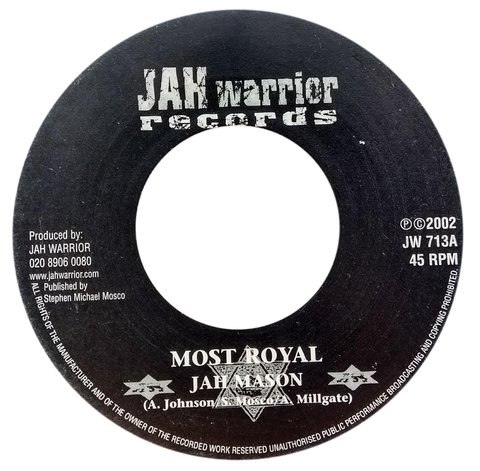 7" Jah Mason - Most Royal/Royal Dub [VG+]