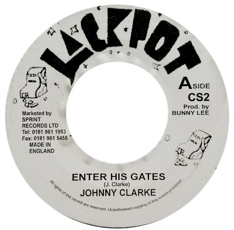 7" Johnny Clarke - Enter His Gates/Version [NM]