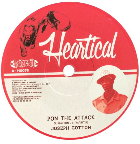 7" Joseph Cotton - Pon The Attack/Dub A Lisa [NM]