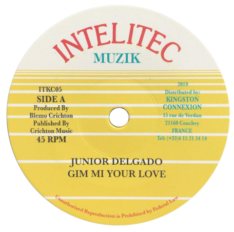 7" Junior Delgado - Gim Mi Your Love/Gim Me Version [NM]