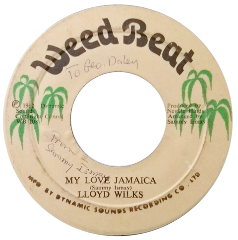 7" Lloyd Wilks - My Love Jamaica/Instrumental (Original Press) [VG] na internet