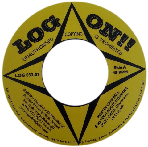 7" Martin Campbell - Crazy Circus/Crazy Circus Dub [NM]