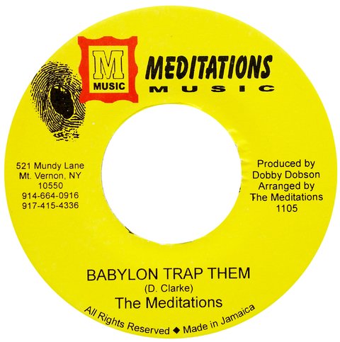 7" Meditations - Babylon Trap Them/Version [VG+]