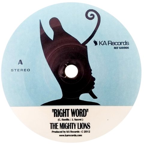 7" Mighty Lions - Right Word/Right Dub [NM]
