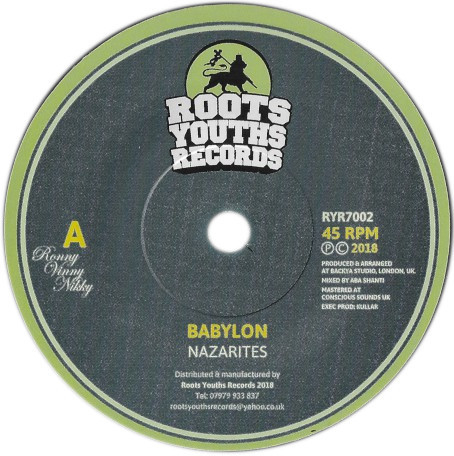 7" Nazarites - Babylon/Dubwise [NM]