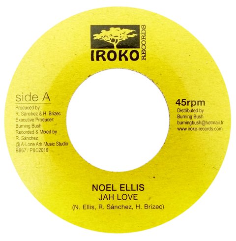 7" Noel Ellis - Jah Love/Dub Version [NM]