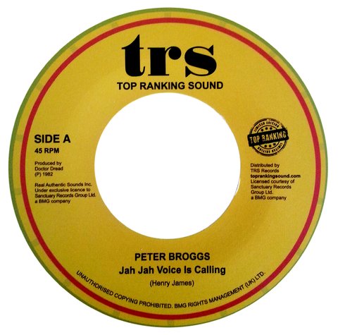 7" Peter Broggs - Jah Jah Voice Is Calling/Dub [NM]