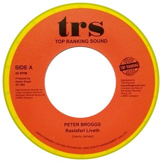 7" Peter Broggs - Rastafari Liveth/Liveth Dub [NM]