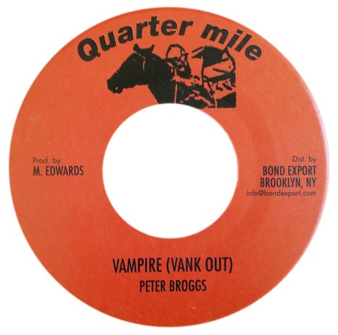 7" Peter Broggs - Vampire (Vank Out)/Version [NM]