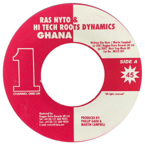 7" Ras Nyto & Hi Tech Roots Dynamics - Ghana/Yu Talent [VG+]