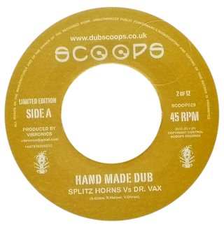 7" Splitz Horns Vs. Dr. Vax - Hand Made Dub/Version [VG] - comprar online