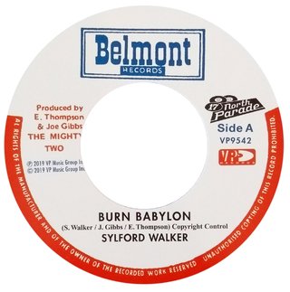 7" Sylford Walker - Burn Babylon/Burning Version [NM]