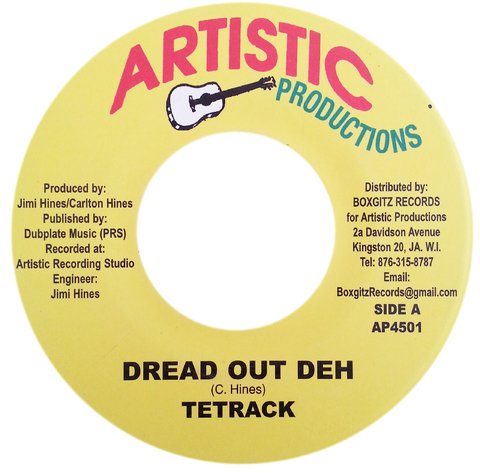 7" Tetrack - Dread Out Deh/Dread Dub [NM]