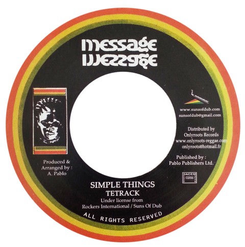7" Tetrack - Simple Things/African Step [NM]