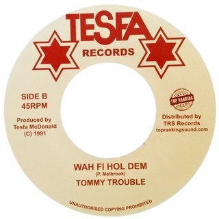 7" Tony Tuff/Tommy Trouble - Upside Down/Wah Fi Hol Dem [NM] - comprar online
