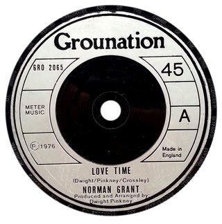 7" Norman Grant (Twinkle Brothers) - Love Time/Version [VG+]