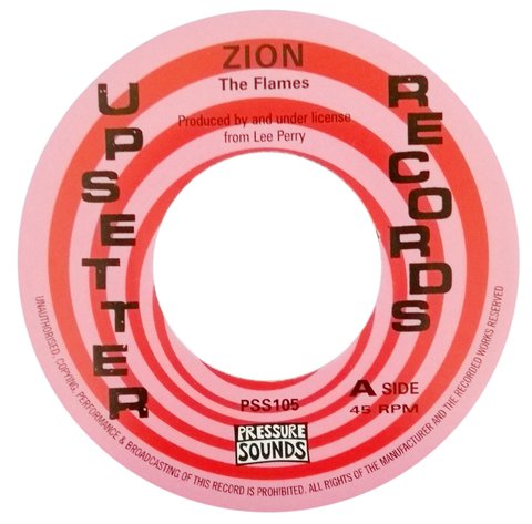 7" Flames - Zion/Version [NM]