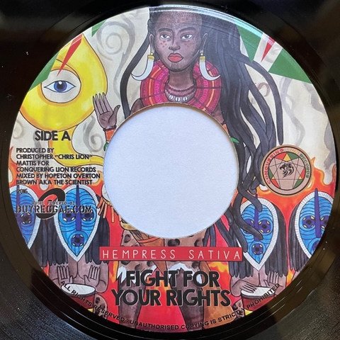 7" Hempress Sativa/Scientist - Fight For Your Rights/Dub [NM]