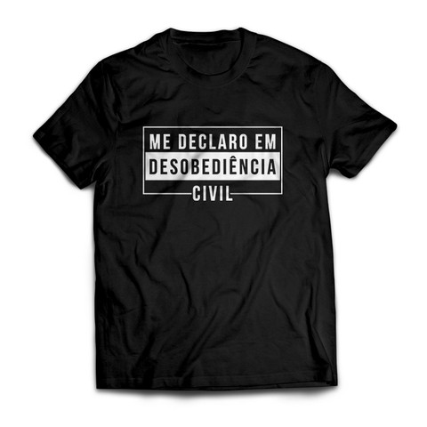 Desobediência Civil [Me Declaro] - Preta - comprar online