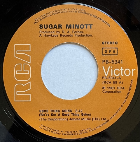 7" Sugar Minott/Desi Roots - Good Thing Going/Hung Up [VG+]