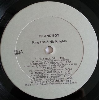 LP King Eric & His Knights - Island Boy (Original Press) [VG+] - Subcultura