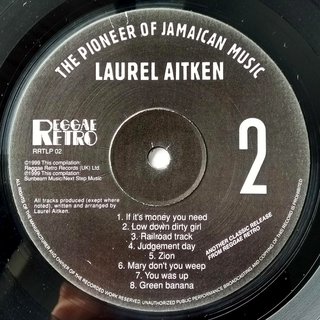 LP Laurel Aitken - The Pioneer of Jamaican Music [VG+] - Subcultura