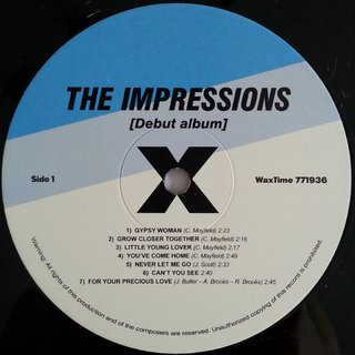 LP The Impressions - The Impressions [NM] - Subcultura