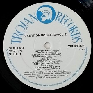 LP V.A. - Creation Rockers Vol. 5 (Original Press) [VG+] - Subcultura