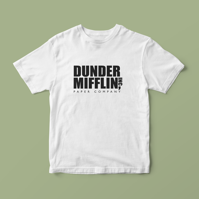 The Office Dunder Mifflin Inc Camiseta Tradicional