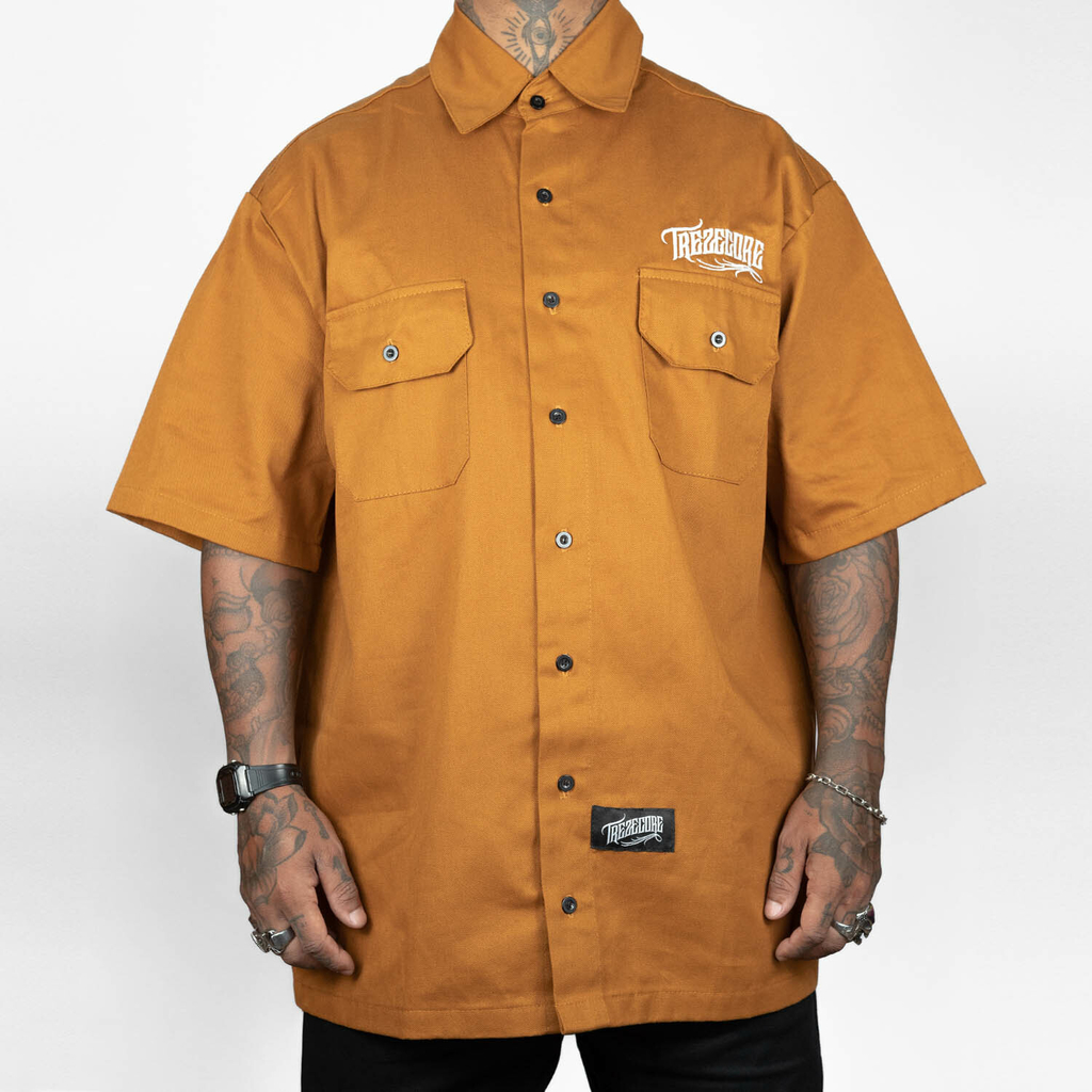 Camisa Work Shirt Treze Core - Caramelo