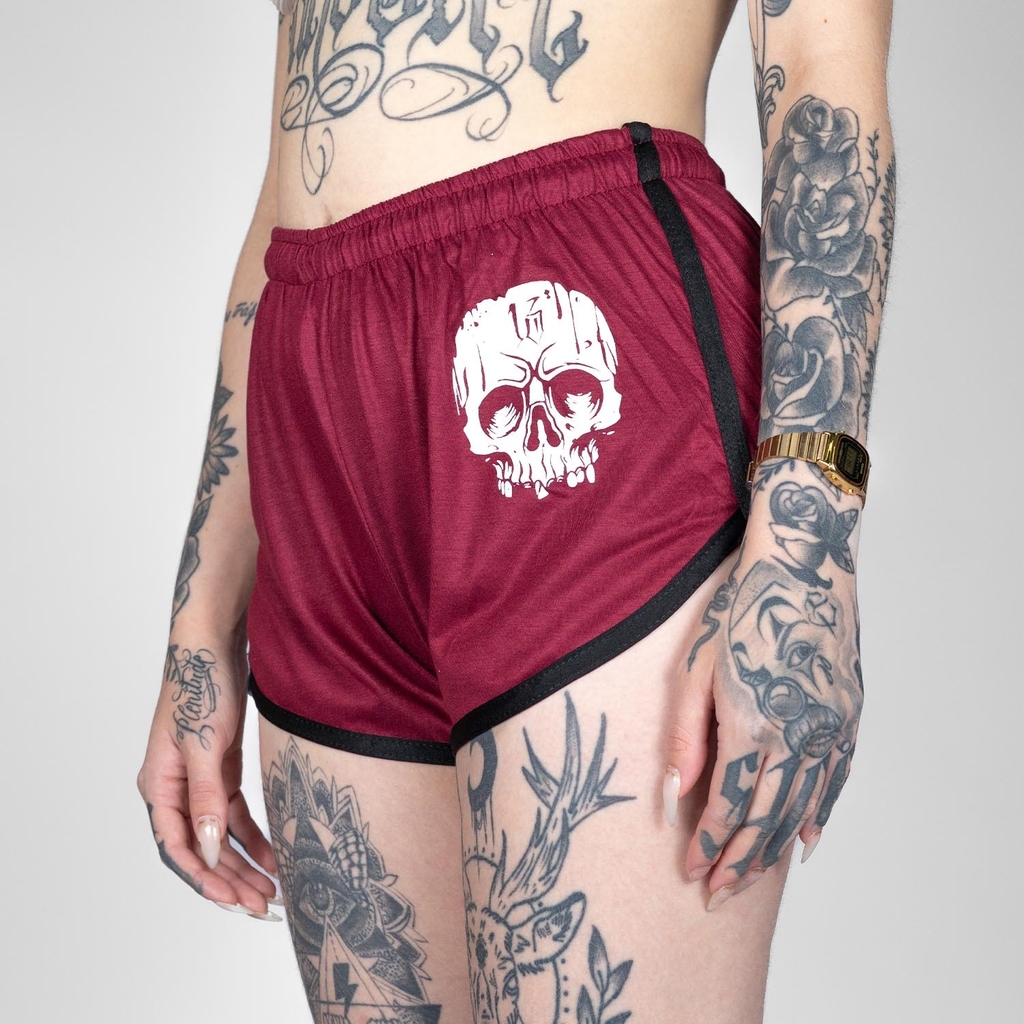 Short Feminino New Skull