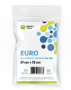 Sleeve Euro Blue Core 59x92 mm (100 Unidades) - Meeple Virus