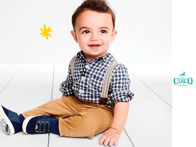 Calca caqui store bebe