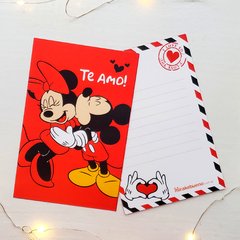 Tarjeta Postal Mickey y Minnie