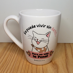 Taza Gatito "se puede vivir"