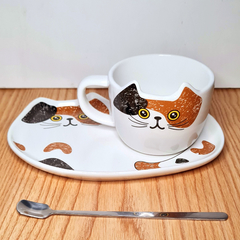 Imagen de Set Gatito con Plato