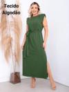 vestido-midi-longo-verde-militar