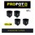 KIT PROPOT 7 LITROS - GARDEN HIGHPRO - 4 UN