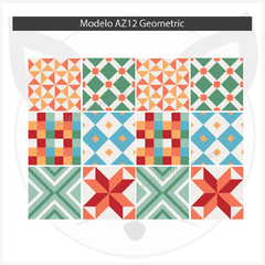 Azulejos autoadhesivos Modelo AZ12 Geometric en internet