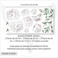 Modelo ACU04 Peonias Blancas en internet