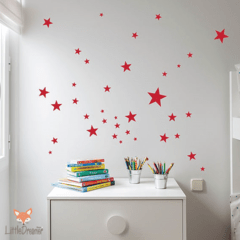 MT02 - Estrellas - Color a eleccion - Little Dreamer Deco - vinilos decorativos infantiles