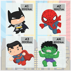 Modelo Pc69A Superheroes 30 cm cada Uno - Por unidad - comprar online