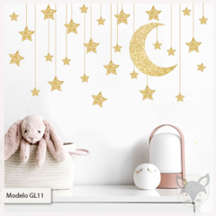 Modelo GL11 Luna y estrellas doradas