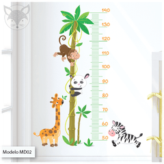 Modelo MD02 Palmera y jirafa - Medida armado: 60 cm ancho x 100 cm alto