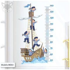 Modelo MD03 Barco - Medida armado: 60 cm ancho x 100 cm alto