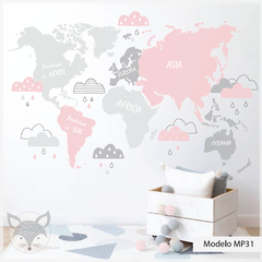 Modelo MP31 Mapa con nubes y lluvia - comprar online