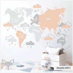 Modelo MP31 Mapa con nubes y lluvia - tienda online